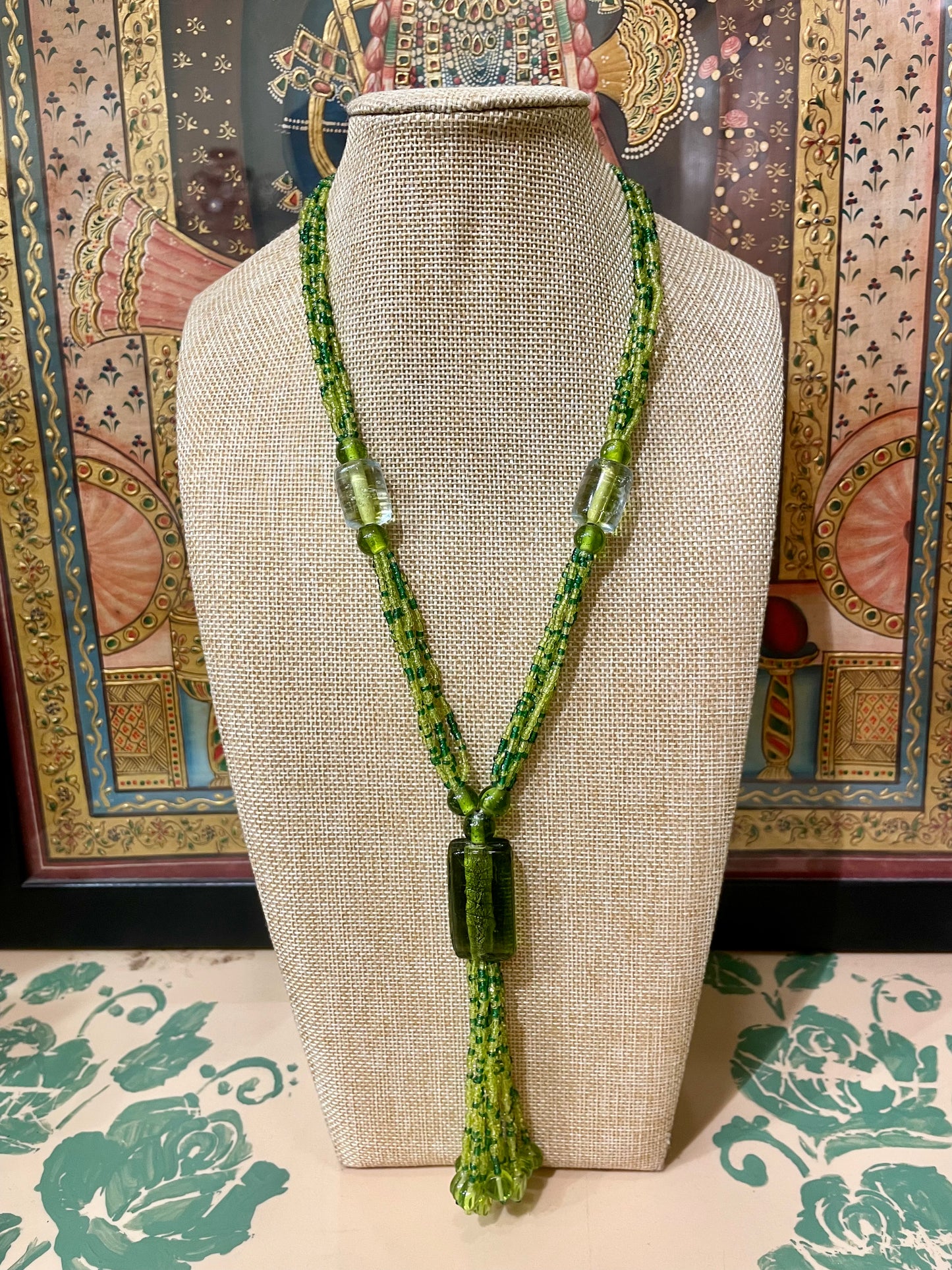 SEED BEADS COLLAR DESIGNER NECKLACE