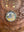HANDPAINTED SHIV PARVATI SILVER PENDANT SEMI PRECIOUS STONES DESIGNER STRING NECKLACE