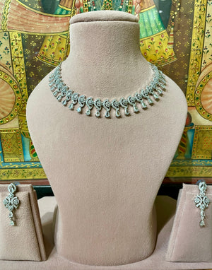 CLASSIC AMERICAN DIAMOND (AD) NECKLACE SET