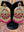 DARK PINK ETHNIC CHANDBALI DESIGNER EARRINGS