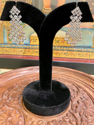 AMERICAN DIAMOND (AD) LUXE CASCADE EARRINGS