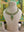 EMERALD GREEN MOISSANITE ROYALE CASCADE TASSEL NECKLACE SET