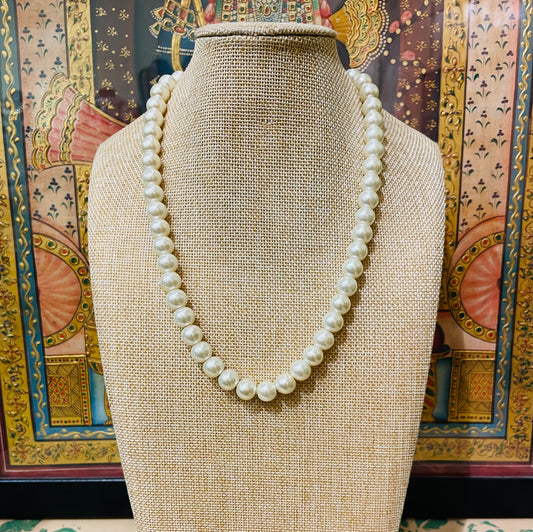 GOLDEN & IVORY PEARL SEMI PRECIOUS STRING