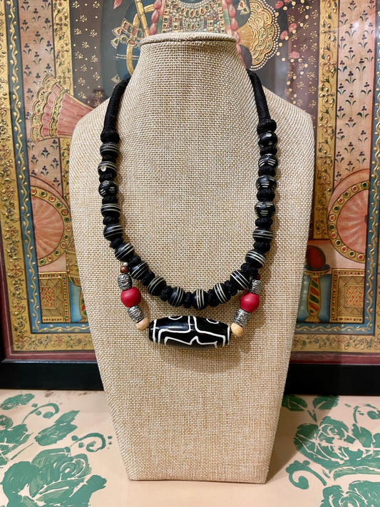 TRIBAL STONES DESIGNER NECKLACE