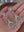 SOFT PINK AMERICAN DIAMOND (AD) HALO DROP EARRINGS